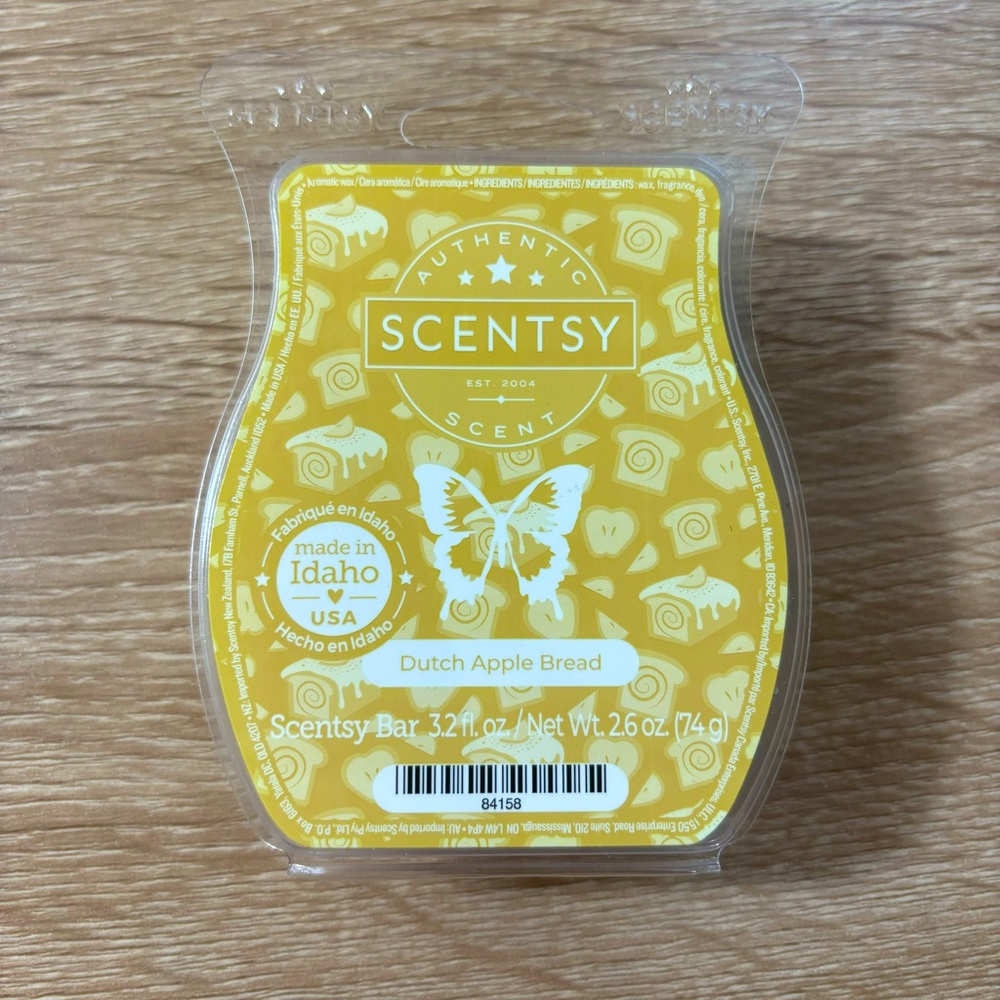Scentsy Dutch Apple Bread Fragrance Wax Bar New